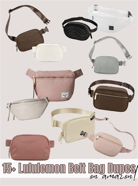 amazon dupe for lululemon belt bag|best lululemon crossbody bag dupe.